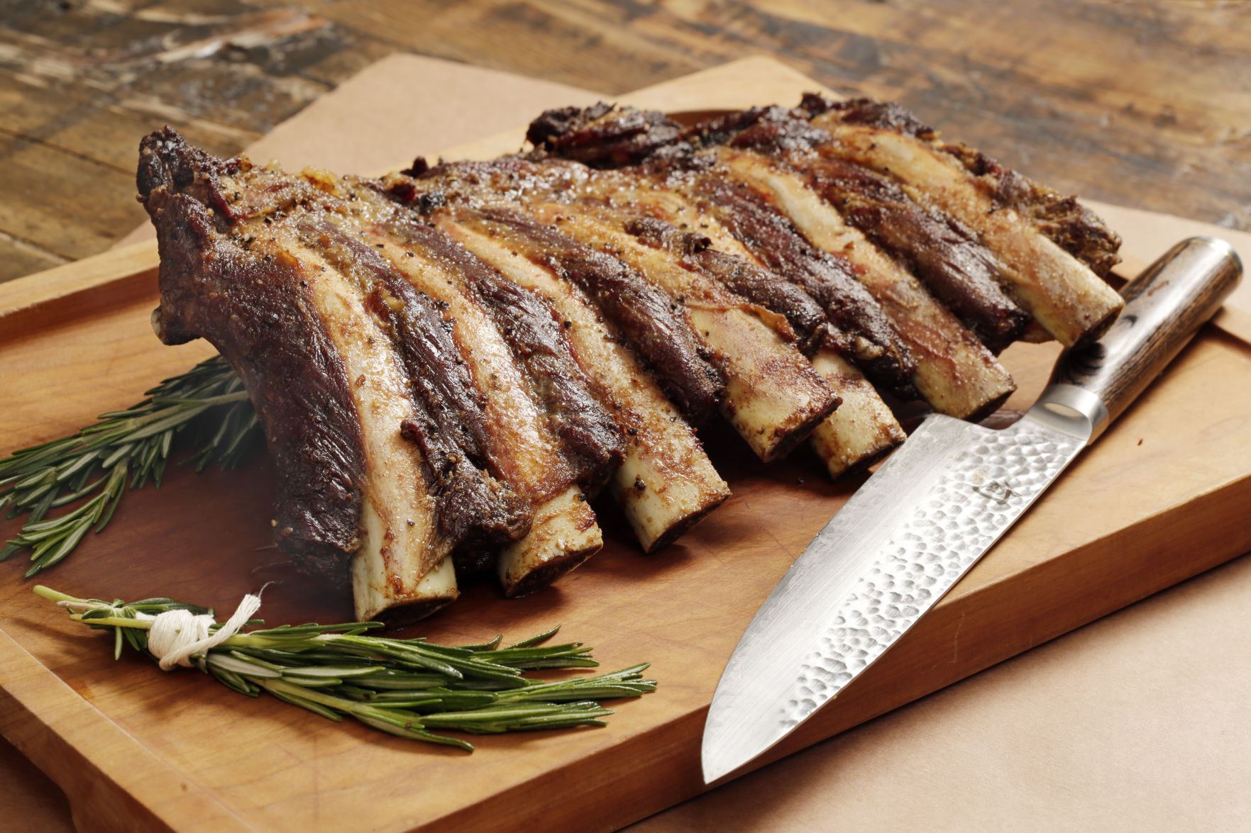 Food American Table Brontosaurus Bones